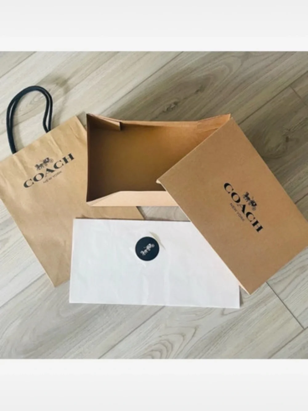 Coach Gift Box & Bag Set